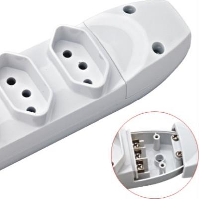 China Residential / Multipurpose Brazilian Power Strip Extension Socket 3 Ways 2P+T Removable for sale