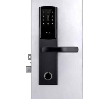 China Black Access Control Hotel Door Locks / Smart Door Lock With Card for sale