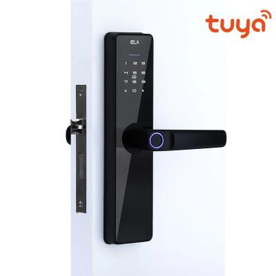 China Family Fingerprint Passcode Lock, Tuya APP Wifi Smart Door Locks Te koop