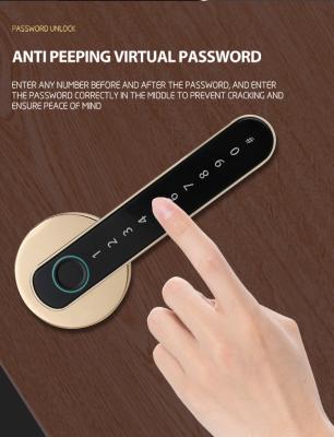 Cina Bluetooth / Tuya APP Smart Door Knob Fingerprint Materiale in lega di zinco in vendita