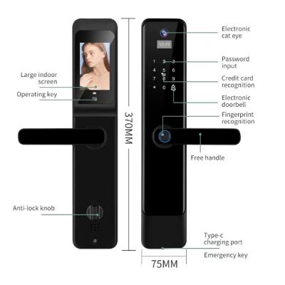 China Fingerprint Security Door Lock Smart Door Lock for sale