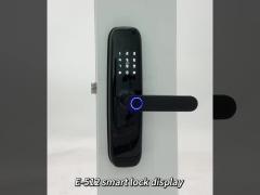 ELA OEM E-512 Tuya Password Biometric electronic fingerprint wifi door Smart digital door lock