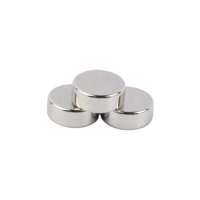 China Custom Strong Magnetic Desk Neodymium Round Sterling Silver Clasp Magnet Small Round Magnets for sale