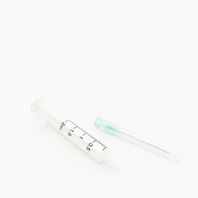 China Luer Slip Luer Slip TWO Parts 3ML Disposable Syringe Without Needle With CE for sale