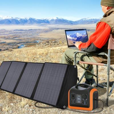 China Power Station Wholesale Price Portable Foldable 100W Solar Panel For Camping Power Station Battery for sale