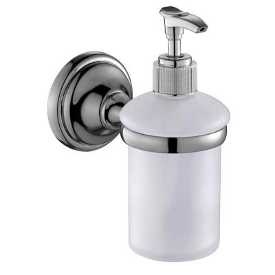 China Foam Soap Dispenser Stainless Steel Metal And Glass Soap Pump Dispenser&holder for sale