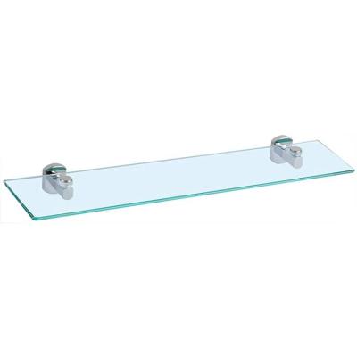 China Wall Mounted Type Brass Wall Mounted Glass Shelf Bathroom for sale