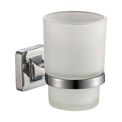 China Modern Zinc Alloy Tumbler Holder Bathroom Single Tumbler Cup Holder for sale