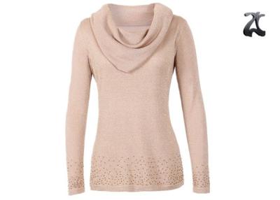 China Sudaderas con capucha suéter, suéter blanco del jersey de las mujeres respirables del cuello del mantón de V para las señoras en venta