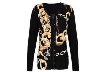 China De in te ademen Vrouwen breien Cardigansweaters met Pit Voor Speciale Patronen voor de Winter Te koop