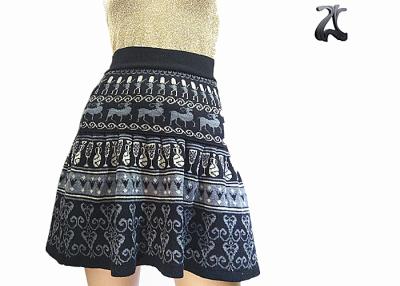 China Elastic Waistband Wool Girls Knit Skirt A Line Silhouette Comfortable Lightweight for sale