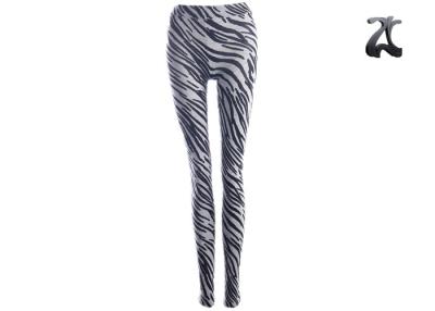 China Elastic Winter Ladies Women's Knit Leggings Anti Wrinkle With Leopard Printing for sale