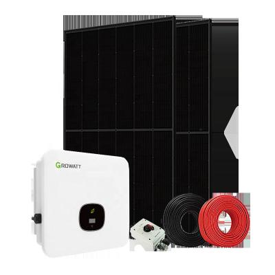 China 5KW 7KW 9KW 11KW Home Solar System Price PV Power System Grid Tied Home Solar System 10KW for sale