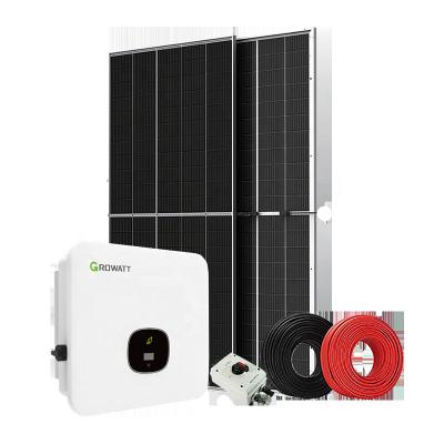 China 10KW Home Solar Power System Home Grid Tied 10000 Watt Solar Panel System for sale