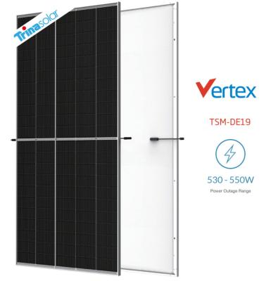 China Trina Solar Panel TSM-DE19 550Watt 555w Mono Solar Panel Prices Trina Solar Module 210mmx210mm for sale