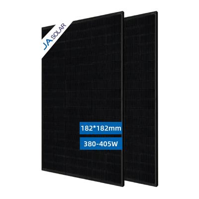 China JA solar power system mono all black 385W 390W 395W 400W 405W JAM54S31TUV/CE/IEC/ISO solar panel for sale