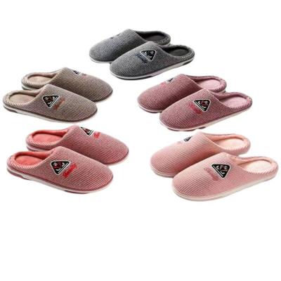 China Recyclable 1.69 Dollars Model WYX061 Size 20-22 Warm Winter Kids Fur House Slippers With Different Colors for sale