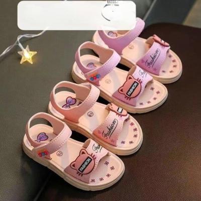 China $1.52 Model WYX043 Series Size 15-26 Round Full Size Girls Kids Sandals PVC Material $1.52 for sale