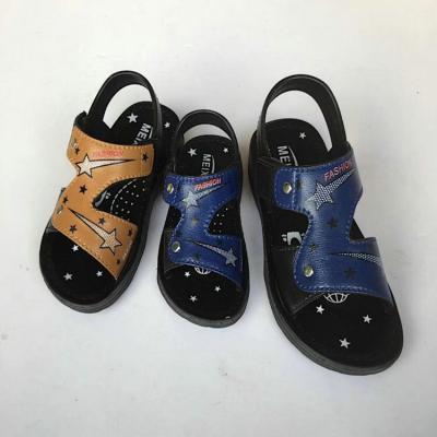 China Light Weight 1.05 Dollars BF026 Series Back Strap Size 21-35 Model For Small Toddler Big Kid Summer Leather Sandals for sale