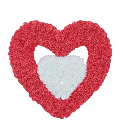 China PE Xingsheng Wholesale 48cm Artificial Rose Heart Foam Rose Heart for sale