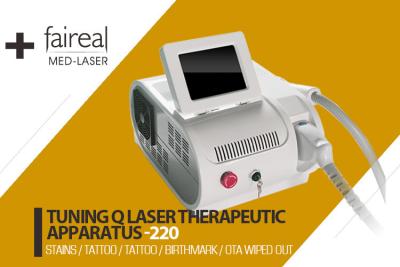 China Long Pulsed Q-Switched ND Yag Laser Nd Yag Laser Tattoo Removal Machine for sale