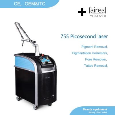 Cina PRODUTTORE della macchina di rimozione del tatuaggio del laser del ND Yag del commutatore del laser Q di picosecondo del MED di FAIREAL in vendita