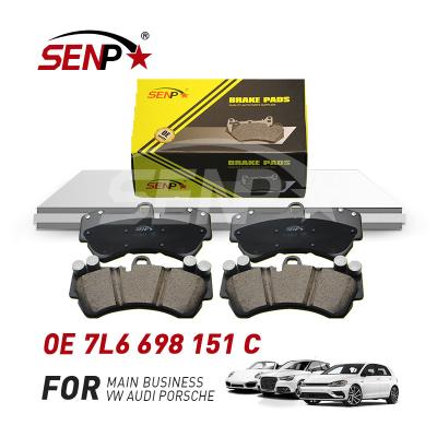 China Wholesale Carbon Brake Pad SENP Ceramic Auto Brake Pad for AUDI BMW BENZ VW PORSCHE Ceramic Brake Pad for sale