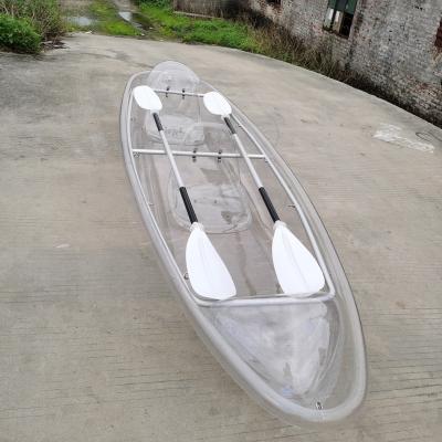 China Fishing Fun Leisure Polycarbonate Kayak For Sale Transparent Carbon Fiber 2 Person Water Sports 2 Person for sale