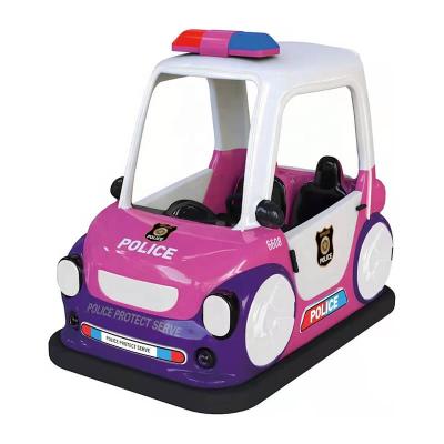 China Fiberglass / Metal Amusement Park Bumper Cars Police Car Kiddie Ridefor 2 Players for sale