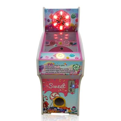 China Wooden Case Candy Vending Machine Arcade Coin Operated Lollipop Vending Game Machine Gift Machine For Sale for sale