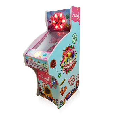 China Whole Wooden Case Coin Operated Candy Vending Machine Arcade Lollipop Vending Game Machine Gift Machine for sale