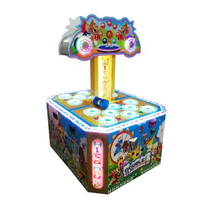 China Metal+acrylic+plastic Coin Operated Whac-A-Mole For 2 Players Hammer Hit Rat Arcade Beat Beans Games Machine for sale