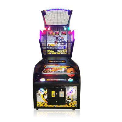 China Frame metal/wooden acrylic coin operated gamesluxury basketball game machine for adult indoor sports street basketball game machine for sale