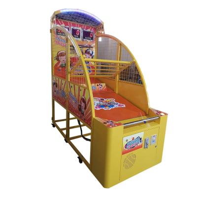 China Metal/wooden/plastic coin operated basketball shooting game machine for kids indoor sports street basketball game machine for sale