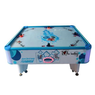 China Coin Operated Metal/Wood In Place Cube Air Hockey Game For 4 Players Air Hockey Table Game Machine for sale