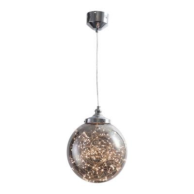 China Modern Luxury Star Designer Hand Blown Glass Led Dimmable Pendant Light for sale