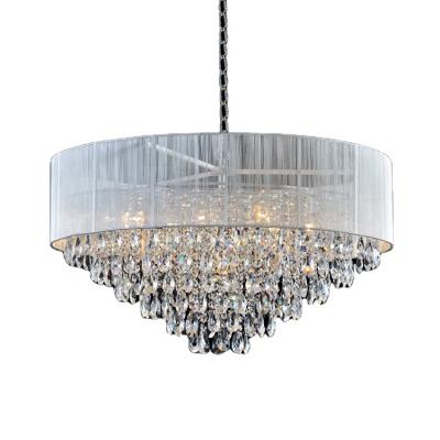 China Modern Hotel Crystal Chandeliers Lighting Fixture For Weddings for sale