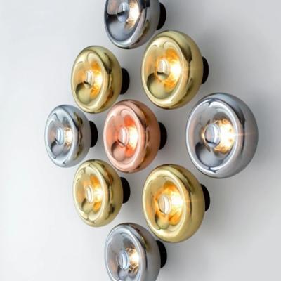 China Glass Wall Light Easy Assembly Modern Design Indoor Decorative Wall Lamp Sconce for sale