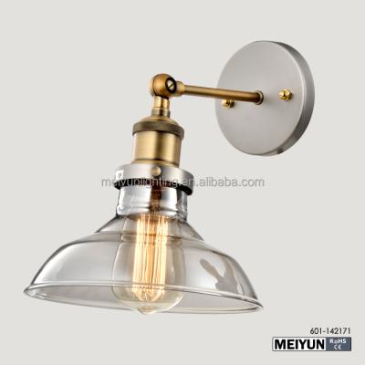 China Balcony Antique Edison Bulb Wall Lamps Vintage Sconce Wall Lamp Industrial Adjustable Glass Wall Light for sale