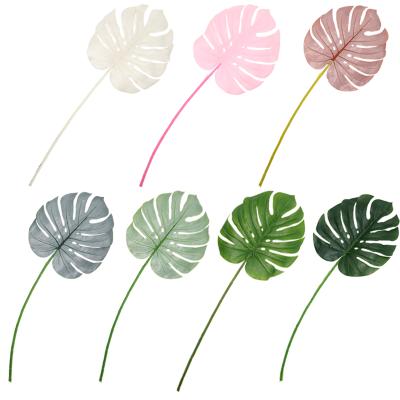 China Modern Artificial Wholesale Plastic Turtle Leaf Plant Desktop Decoration Tropical Flower Arrangement for sale