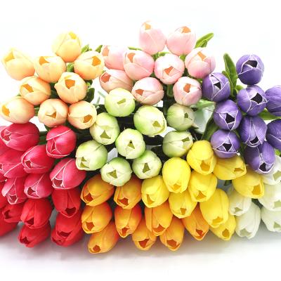 China Wholesale Modern Wedding Decoration Tulip Flower Home Office Decoration Artificial Flowers for sale