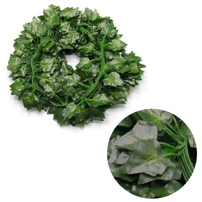 China Background wall/home decoration/holiday/Valentine's Day/wedding ivy vine wedding party background wall decoration ivy vine leaf simulation plastic rattan for sale