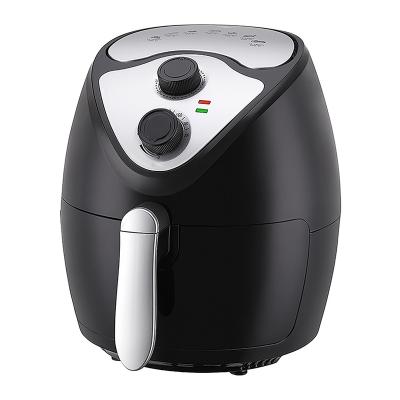 China Small Hotel Air Fryer 2.6L 1300W Easy Carry Non-Greasy Smokeless Manual Control Mechanic Timer Healthy Cooker for sale