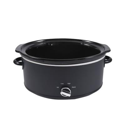 China Multiple Function 7 Qt oval ceramic  slow cooker  chinese hot pot electric  slow cooker for sale