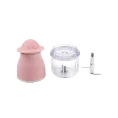 China Mini glass cup 0.3L capacity easy operation food supplement machine easy-washing stainless steel blade prevented slip protection food cleaver for sale