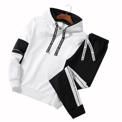 China Wholesale Thermal Announced Fall 2020 Logo Men's HOODIE Casual Men's Sports Hoodie Set + Pants Hip Hop for sale