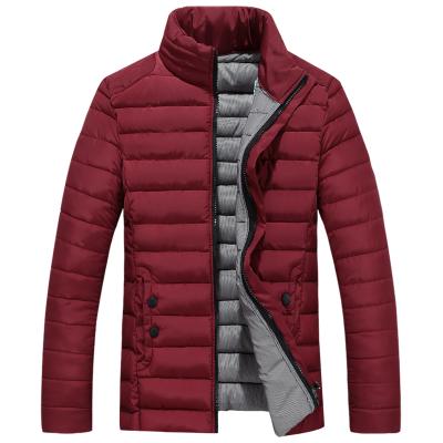 China Black Wholesale Hot New Anti-wrinkle Jacket Men's Warm Zipper Foam Air Cotton Clothing for sale