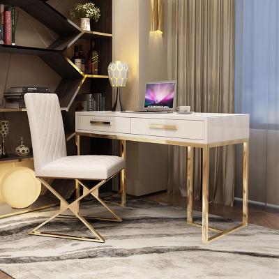 China S01-LX# Rectangular Desk Light Luxury Desk For Study Room Furniture Reading Table Furniture for sale