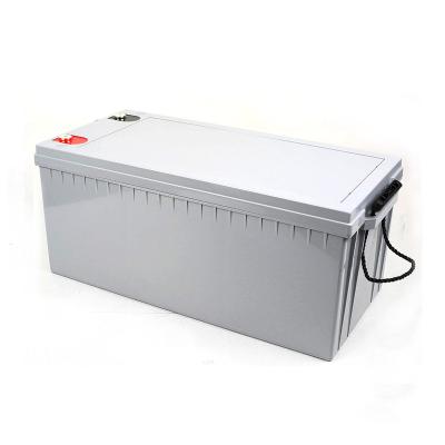 China Maintenance 12v 200ah Solar Power System Deep Cycle Free Gel Battery for sale