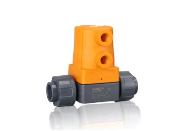 China Industrial Plastic True Union Diaphragm Valve For Flow Control for sale